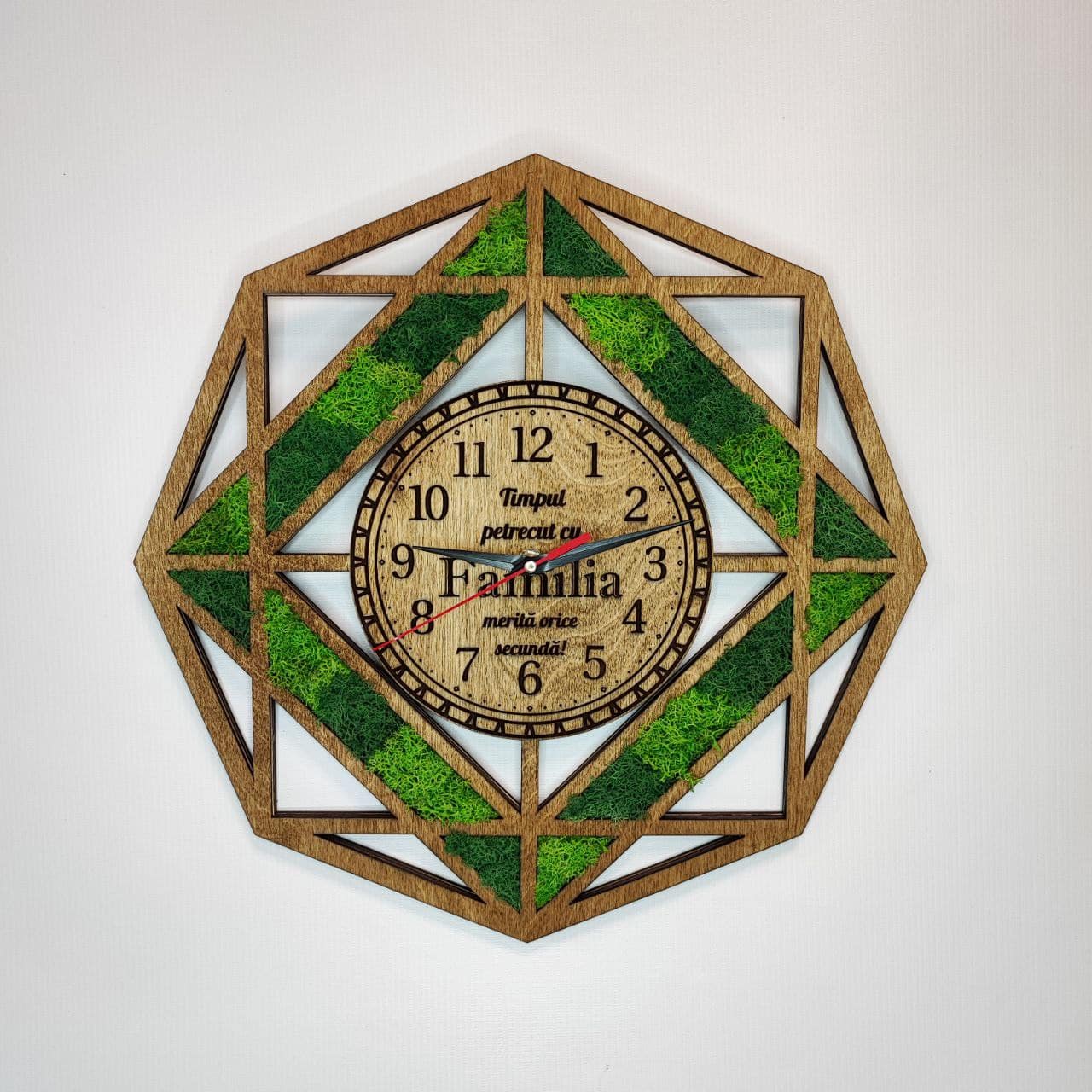 Ceas cu licheni "Geometric"