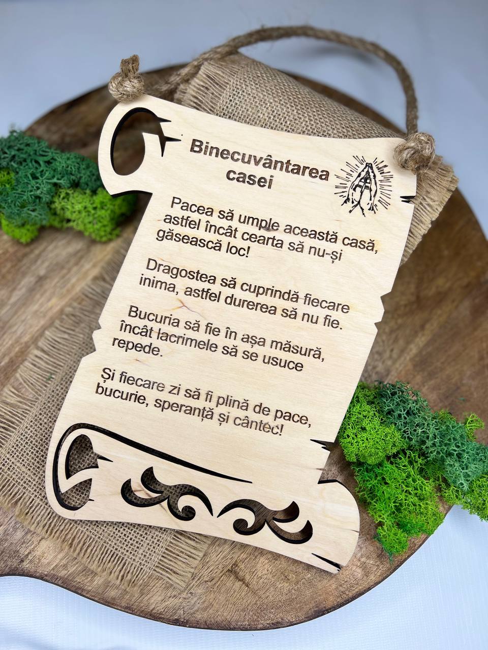 Panou "Binecuvântarea casei"