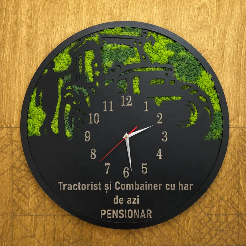 Ceas personalizat "Tractor"