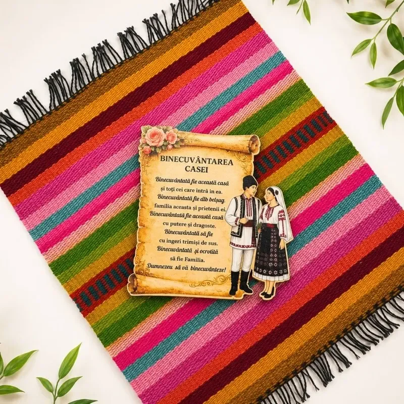 Magnet decorativ „Moldova – Binecuvântarea casei”