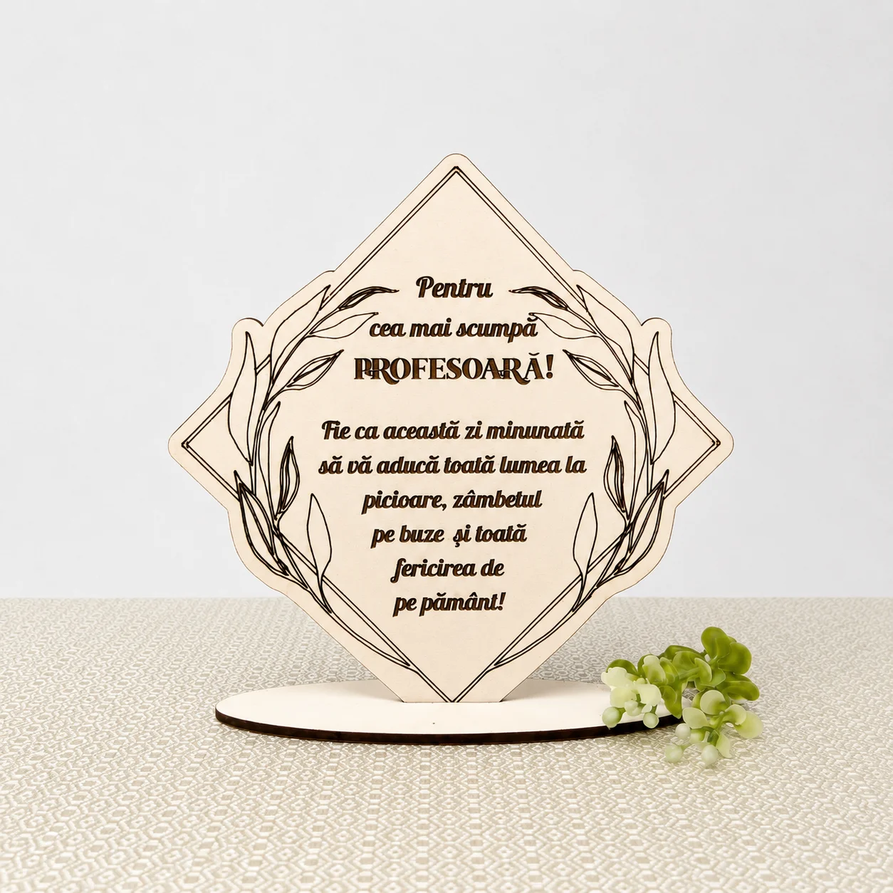 Trofeu personalizat "Romb"