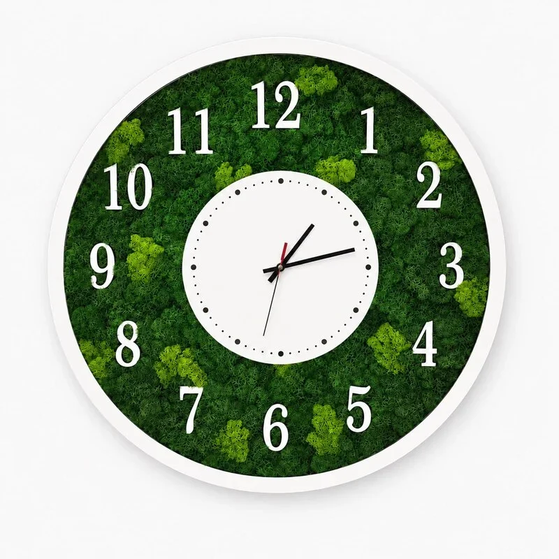 Ceas rotund ”VERDE INFINIT”