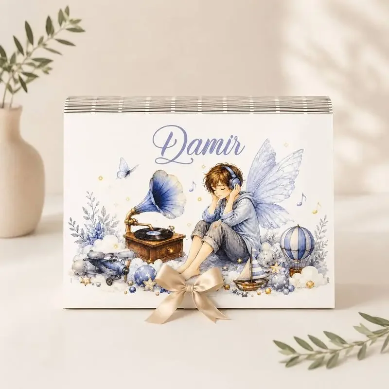 Cutie personalizată pentru amintirile copilului