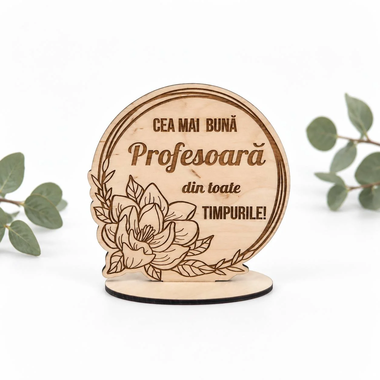 Trofeu personalizat „Cea mai bună Profesoară”